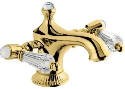 Смеситель для раковины Emmevi The One 98003LCSW/OR, золото