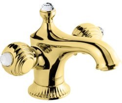 Смеситель для раковины Emmevi The One 98003SW/OR, золото