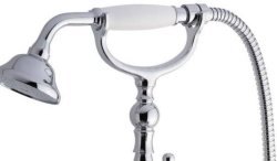 Смеситель для ванны Emmevi Laguna 40011/BC, белый-хром