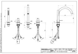 Смеситель на борт ванны Oioli Micro MIBV006RO/C00, хром