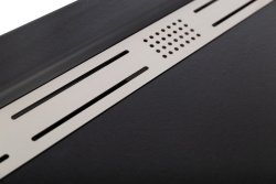 Душевой поддон Cezares TRAY-AS-A-90-30-NERO 90x90 из искусственного камня, черный матовый