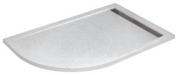 Душевой поддон Cezares TRAY-AS-RH-120/80-30-W-R 120x80 из искусственного камня, белый