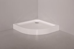 Душевой поддон Cezares TRAY-SMC-R-90-550-150-W 90x90 из стеклопластика, белый
