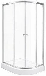 Душевой уголок Cezares ANIMA-W-RH-2-120/100-C-Cr-L 120x100, профиль хром