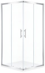 Душевой уголок Cezares ECO-O-A-2-90-C-Cr 90x90, профиль хром