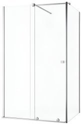Душевой уголок Cezares STREAM-AH-1-120/90-C-Cr 120x90, профиль хром