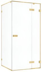 Душевой уголок Cezares BELLAGIO-AH-1-120/100-C-BORO 120x100, профиль золото