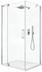 Душевой уголок Cezares SLIDER-AH-1-90-90/100-C-Cr 90x90, профиль хром