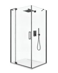 Душевой уголок Cezares SLIDER-AH-1-90-90/100-C-GM 90x90, профиль сталь
