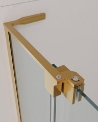 Душевой уголок Cezares SLIDER-AH-2-70/80-80/90-C-BORO 70x80, профиль золото