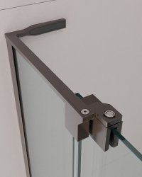 Душевой уголок Cezares SLIDER-AH-2-70/80-80/90-C-GM 70x80, профиль сталь