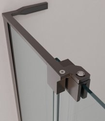 Душевой уголок Cezares SLIDER-AH-2-70/80-90/100-C-GM 70x90, профиль сталь