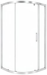 Душевой уголок Cezares MOLVENO-R-11-90+20-C-Cr-IV 110x110, профиль хром