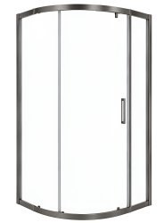 Душевой уголок Cezares MOLVENO-R-1-90-C-GM-IV 90x90, профиль сталь