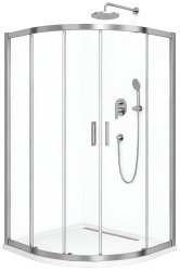 Душевой уголок Cezares MOLVENO-RH-22-130/120-C-Cr-IV 130x120, профиль хром