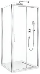 Душевой уголок Cezares MOLVENO-AH-12-150/80-C-Cr-IV 150x80, профиль хром