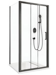 Душевой уголок Cezares MOLVENO-AF-31-90-C-GM-IV 90x90, профиль сталь