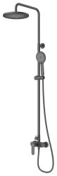 Душевая система Cezares STYLUS-CD-NOP, цвет черный матовый