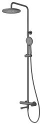 Душевая система Cezares STYLUS-CVD-NOP, цвет черный матовый