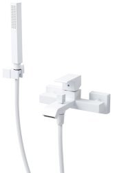 Смеситель для ванны Cezares Porta PORTA-VM-BIO, белый матовый