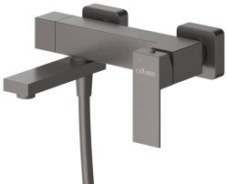 Смеситель для ванны Cezares Slider SLIDER-VD-GM, оружейная сталь
