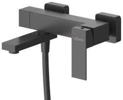 Смеситель для ванны Cezares Slider SLIDER-VD-NOP, черный матовый