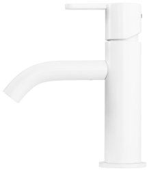 Смеситель для раковины Cezares Leaf LEAF-LSM2-BIO, белый матовый