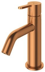 Смеситель для раковины Cezares Leaf LEAF-LSM2-SS, брашированная медь