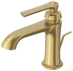 Смеситель для раковины Cezares Liberty LIBERTY-LS-BORO-W0, брашированное золото