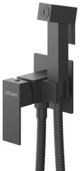 Гигиенический душ Cezares Slider SLIDER-DIF-NOP со смесителем, черный матовый (Nero opaco)