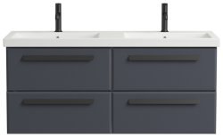 Тумба под раковину Cezares ECO-1200-4C-SO-2-GR-P 120x50 подвесная, графит