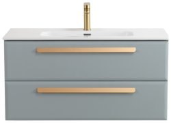 Тумба под раковину Cezares ECO-CER-N-1000-2C-SO-GAO-P 100x50 подвесная