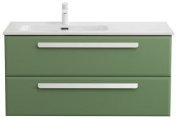 Тумба под раковину Cezares ECO-CER-N-1000-2C-SO-PS-P-L 100x50 подвесная