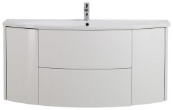 Тумба под раковину Cezares Eden 54861 121x55 подвесная, белая глянцевая