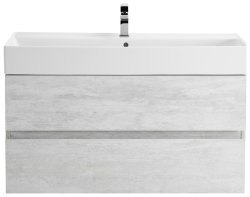 Тумба под раковину Cezares MOLVENO 46-100-2C-SO-LB 100x50 подвесная, светлое дерево