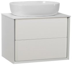 Тумба с раковиной Cezares Bellagio 00-00012820 71x49 подвесная, белая матовая