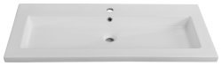 Раковина Cezares CZR-8070-100 101x46, белая глянцевая