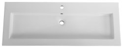 Раковина Cezares CZR-8070-120 121x46, белая глянцевая