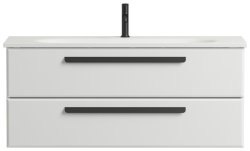 Тумба с раковиной Cezares Eco 00-00012631 120x52 подвесная, белая глянцевая