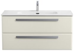Тумба с раковиной Cezares Eco-cer-n 00-00017234 101x51 подвесная, альпака брашированная