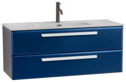 Тумба с раковиной Cezares Eco-cer-n 00-00017256 121x51 подвесная, сапфир