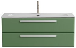 Тумба с раковиной Cezares Eco-cer-n 00-00017266 121x51 подвесная, фисташковая софт