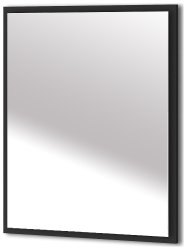 Зеркало с подсветкой Cezares Tiffany 45044 73x90, черный графит