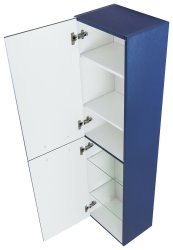 Шкаф-пенал Cezares Eco ECO-1500-2A-SC-SPF-P 40x150, сапфир