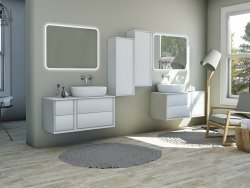 Шкаф Cezares Bellagio 54717 35x48, белый матовый