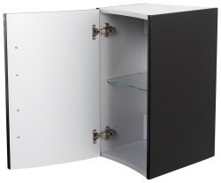 Шкаф Cezares Sting 44724 34x55, черный глянцевый