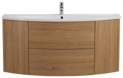 Тумба с раковиной Cezares Eden 00-00014024 121x52 подвесная, дуб табачный