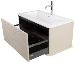 Тумба с раковиной Cezares Idra 00-00018388 98x44 подвесная, хлопок