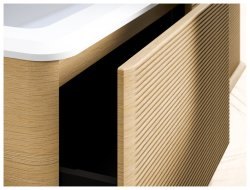 Тумба с раковиной Cezares Idra 00-00018415 144x44 подвесная, дуб табачный