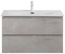 Тумба с раковиной Cezares Molveno 00-00017120 91x51 подвесная, бетон